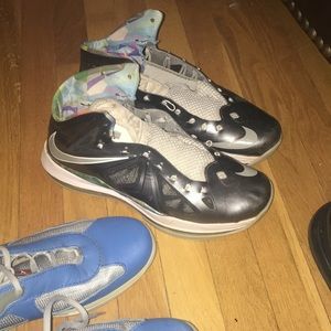 Lebrons 10 prisms sz 11 7/10 cond no laces no box.